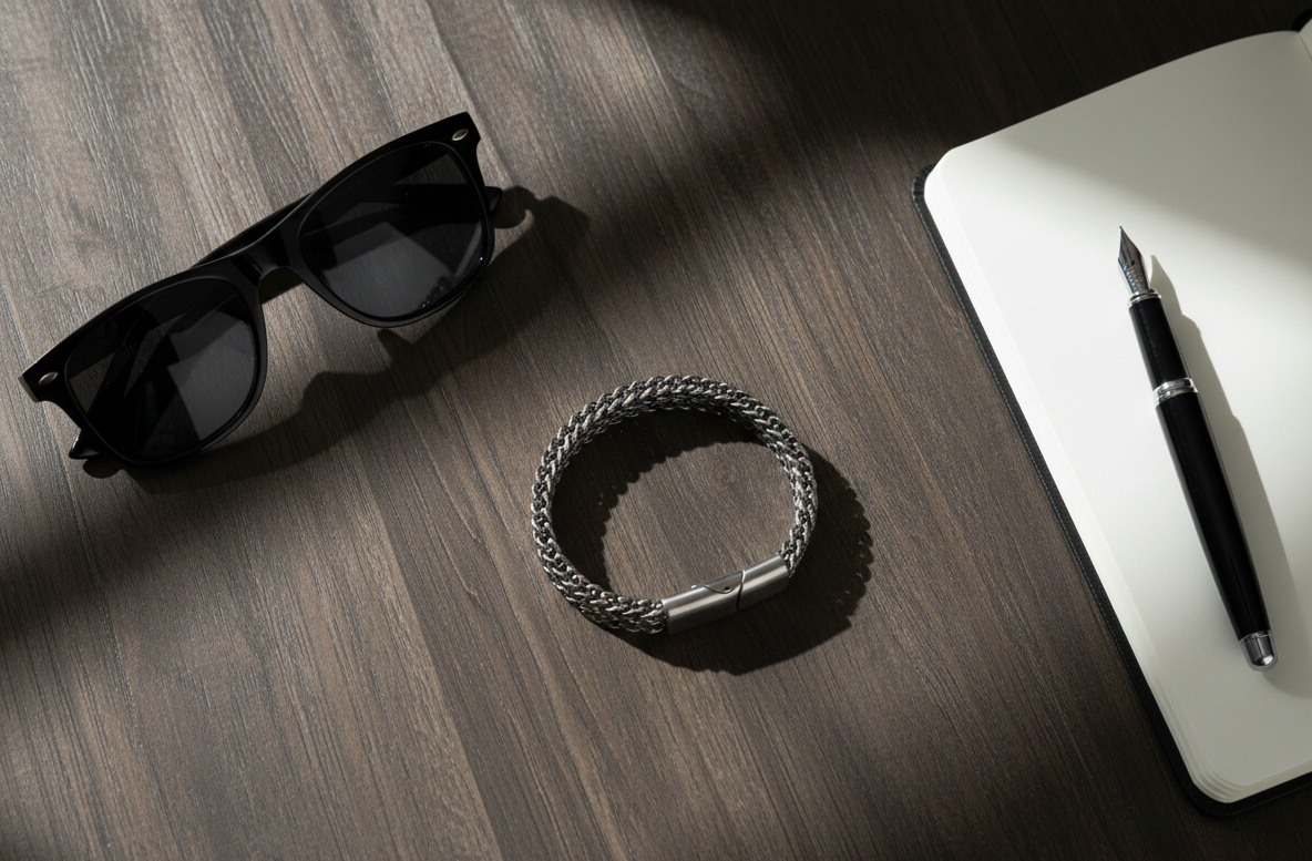 Rock Style Chain Dark Grey