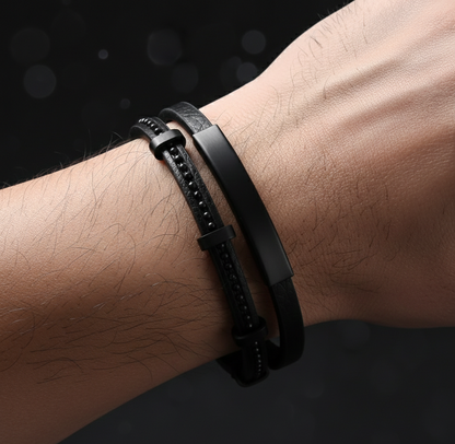 Hip Hop Leather Bracelets