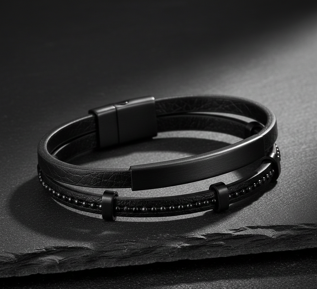 Hip Hop Leather Bracelets