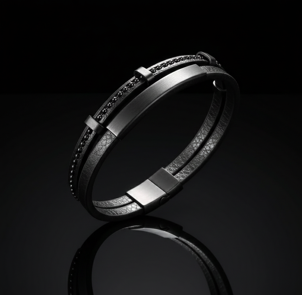 Hip Hop Leather Bracelets