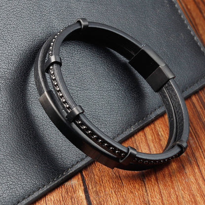 Hip Hop Leather Bracelets