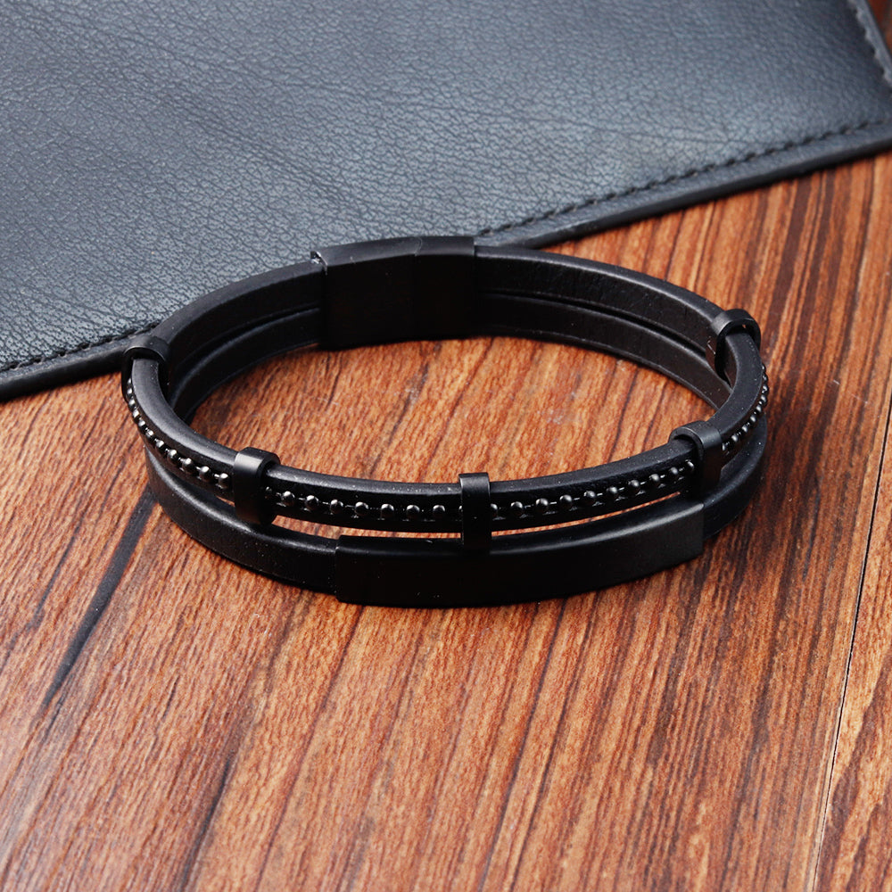 Hip Hop Leather Bracelets